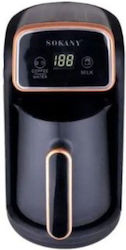Sokany Μηχανή Ελληνικού 600W με Χωρητικότητα 600ml Μαύρη Sokany Μηχανή Ελληνικού 600W με Χωρητικότητα 600ml Μαύρη