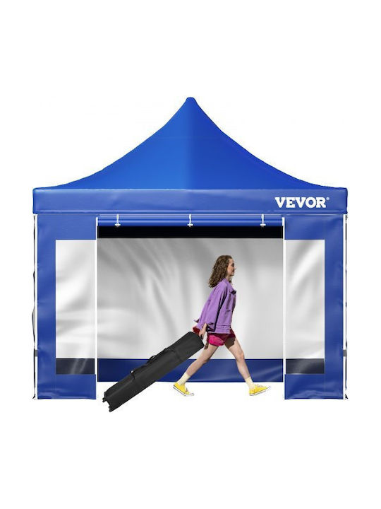 Vevor Πλαϊνή Τέντα Βεράντας Μπλε 3x3m