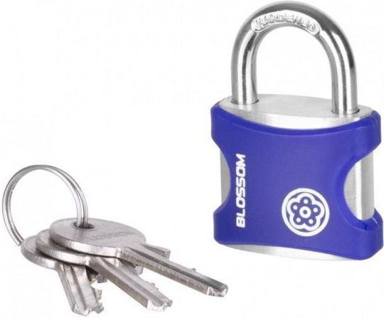 Strend Pro Aluminiu Lăcăt Potcoavă cu cheie 30mm Blue 1buc