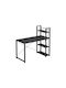 Γραφείο Vasagle Ράφια 120 Cm Ebony Black