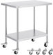 Vevor Edelstahl-Werkbank 24x36" mit Rädern Cfbxggztlcdj3o0m6v0