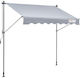 Vevor Zelt Terrasse Gray 2x1.2m