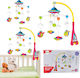 Lean Toys Mobile for Cot with Music and Projector for 0++ Months
