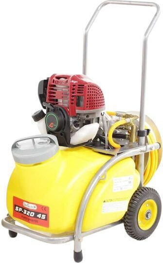 GeoTech Drucksprüher Benzin 1.5hp mit Kapazität 30Es 25bar in Grau Farbe