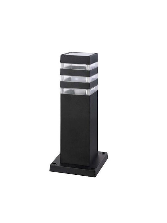 Horoz Electric Lampa Post Mic Pentru Exterior 60W IP44 Pentru Bază De Bec E27 Neagră