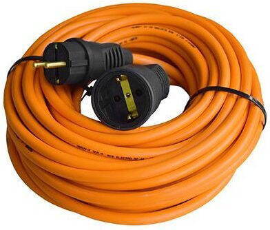 Cablu de prelungire cu role cu lungimea de 25m Diametru 3 x 2.5mm² Portocaliu