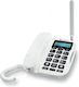 Motorola Fw500 Ασύρματο Τηλέφωνο IP Λευκό