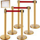 Vevor Safety Barrier Post Gold GLZ-CBTZ-JS-6JT01V0