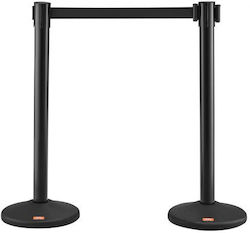 Vevor Safety Barrier Post Black ZGGLZHSSLZX2HXDZWV0