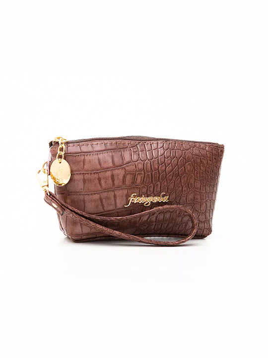 Fragola Toiletry Bag Mocha Croco