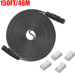 Καλώδιο Επέκτασης Starlink Replacement Extension Cable 150-foot Cable Extends To 225 Feet Built-in Shielding Oxygen-free Copper Ip68 Waterproof Supports 1000m Protocols Gray 150ft/46m Κωδ.1-per0026 Καλώδιο Επέκτασης Starlink Replacement Extension Cable 150-foot Cable Extends To 225 Feet Built-in Shielding Oxygen-free Copper Ip68 Waterproof Supports 1000m Protocols Gray 150ft/46m Κωδ.1-per0026
