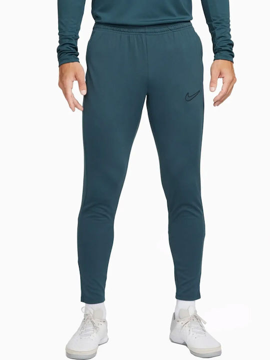 Nike Academy Fotbalistic Pantaloni de trening Dri-Fit Lucios fără Elastic  Verde DV9740-328
