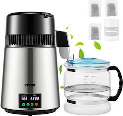 Vevor Wasserdestilliergerät 4L Zeit- & Temperaturanzeige Silber D1lh1lh4l220v4mqsv2 Vevor Wasserdestilliergerät 4L Zeit- & Temperaturanzeige Silber D1lh1lh4l220v4mqsv2