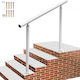 Vevor 4ft Adjustable White Aluminum Outdoor Stair Handrail Lzltfs4ycygbsdlz1v0