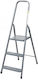 Folding Aluminum Ladder 3 Steps Platform 125 Kg Strend Pro D3