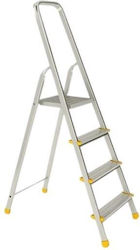 Alve 1914 Folding Ladder 4 Steps Aluminum 148 Cm Load Capacity 125 Kg