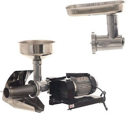 Storcător electric de roșii Palumbo Pavi 5 Inox Profesional 375w Bol din oțel inoxidabil Nr. 5 100 Kg H 22 Atașament pentru mașina de tocat carne
