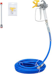 Spray Gun Hose System 15.24 M 248 Bar Spray Angles 0 50 Degrees Aluminum Stainless Steel Spray Gun Hose System 15.24 M 248 Bar Spray Angles 0 50 Degrees Aluminum Stainless Steel