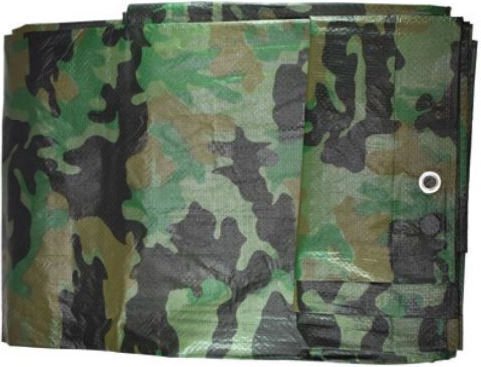 Strend Pro Wasserdichte Plane Khaki 80g/m² 8x12 m Ösen