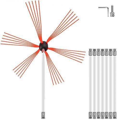 Vevor Nylon Chimney Cleaning Brush Round with Diameter 50.8mm