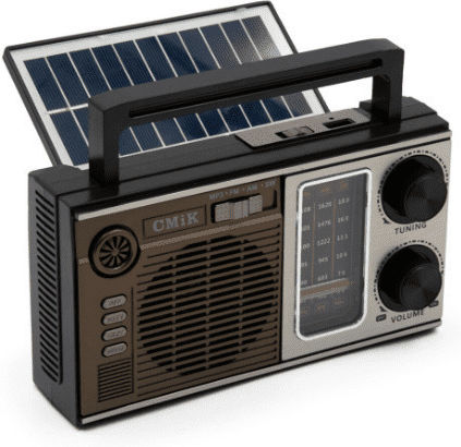 Mk-151BT Solar mit Bluetooth und USB Braun