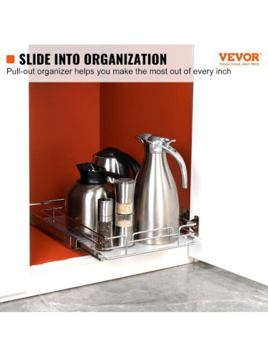 Vevor Рафт За Шкаф Inox 27.94x53.34см Сребрист