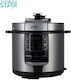 Winning Star ST-9303 Πολυμάγειρας 1000W με Χωρητικότητα 6lt Ασημί