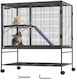 Small Animal Cage 2 Levels Wheels Tray Vevor 39" Jsxdl362439if6cogv0