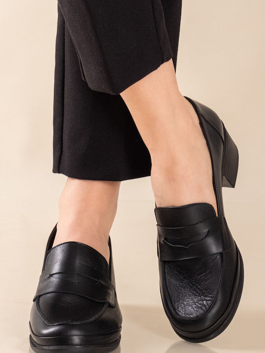 Boxer Mocasini dama în culoarea Negru
