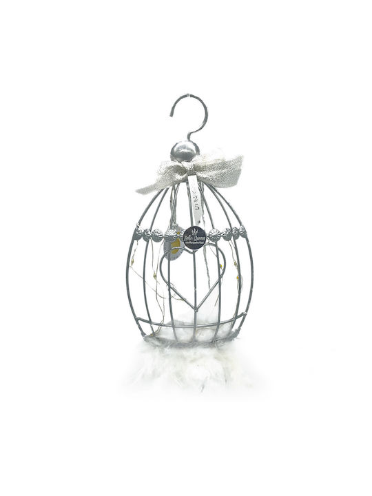 Lucky Charm Hanging Cage Heart Metal