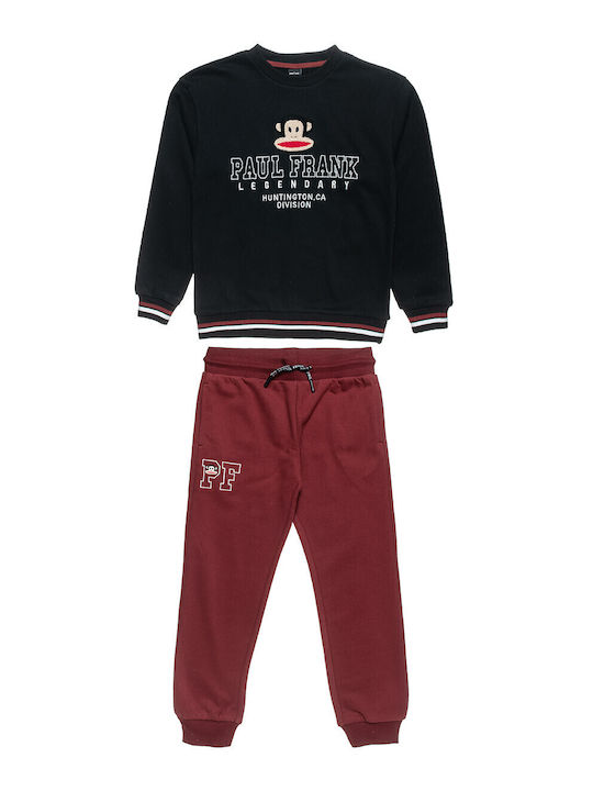 Kids Sweatpants Set With Top Black 2 Pieces