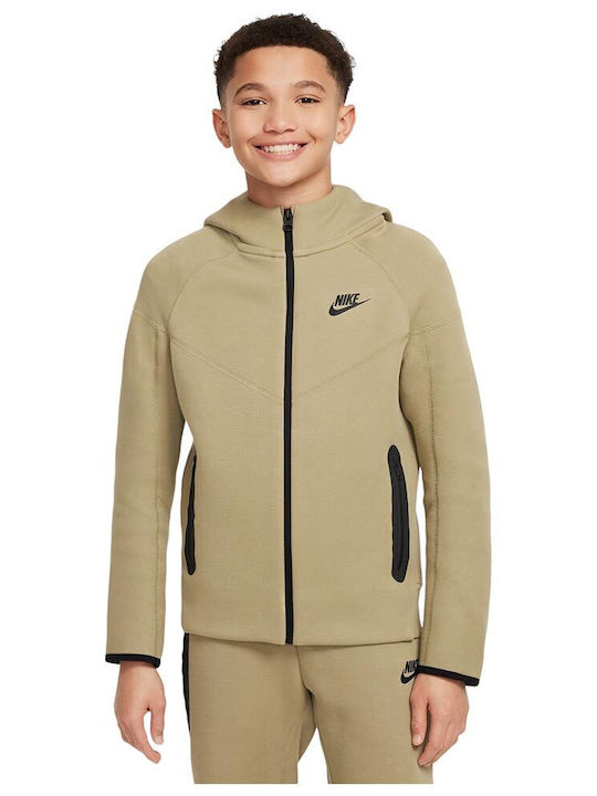 Nike Αθλητική Παιδική Ζακέτα Fleece με Κουκούλα...