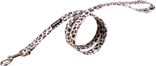 Petler Οδηγός Σκύλου Λευκό Μωβ Tiger Small 1.3x122cm Έως 9kg
