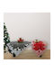 Ilis Home Christmas Tablecloth Square Gray L85xW85cm.