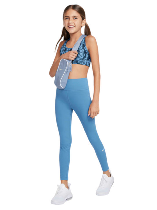 Nike Kinder Leggings Sport Lang Dri-Fit Blue One