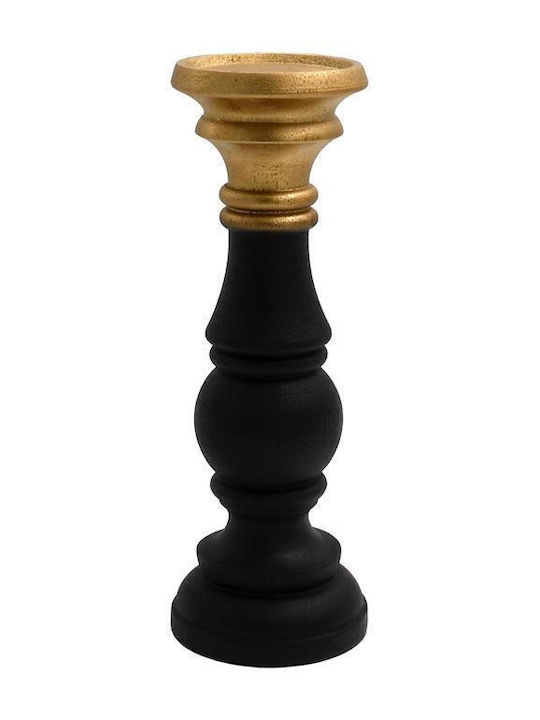 Candle Holder Polyresin Fylliana Fl39315 Black-...