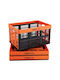 Vevor Plastic Storage Box with Lid Black 45lt 1pcs