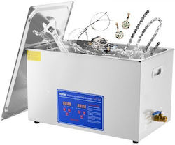 Vevor Καθαριστής Υπερήχων 30lt Inox με Ψηφιακό Χρονοδιακόπτη Vevor Καθαριστής Υπερήχων 30lt Inox με Ψηφιακό Χρονοδιακόπτη