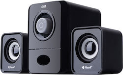 Kisonli U-2900 2.1 με Ισχύ 5W Μαύρα Kisonli U-2900 2.1 με Ισχύ 5W Μαύρα