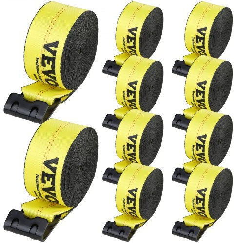 Σετ Ιμάντες Vevor 4"x40' 6000 Lbs 10τμχ Κίτρινο Pgjpdhs4inch4xszkv0