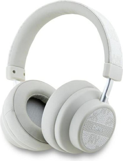 DKNY DKBHM2PCSHLP Ασύρματα / Ενσύρματα On Ear Ακουστικά με 30 ώρες Λειτουργίας και Quick Charge Λευκά