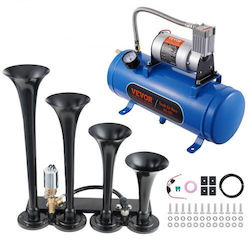 Vevor Zughupe Set 4 Trompeten 150db 12v Kompressor 120 Psi 6l Tank Fahrzeuge Qlbycqgtz12vrgcvhv9