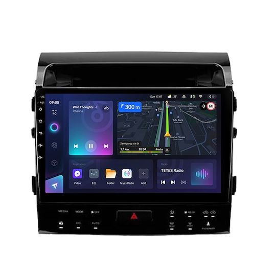 Teyes Sistem Audio Auto pentru Toyota Croazieră pe uscat Skoda Rapid Dodge Călătorie 2007-2015 (Bluetooth/USB/WiFi/GPS/Apple-Carplay/Android-Auto) cu Ecran Tactil 10.2"