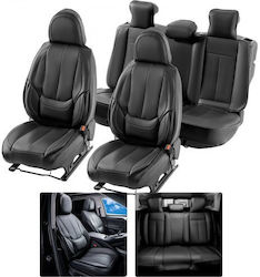 Vevor Car Seat Covers Set 13 Pieces Leatherette Black