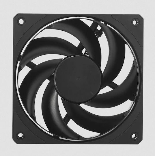 CoolerMaster Mobius 120 Case Fan (2050rpm / 63.1cfm) Χωρίς Led Φωτισμό και Σύνδεση 4-Pin PWM Black Edition