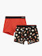 Minerva Eggs Chiliblack Set of Kids' Boxers Chili, Black 2pcs