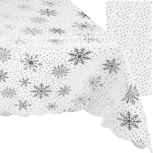 Ruhhy Weihnachtlich Tischtuch Weiß L260xB140cm.