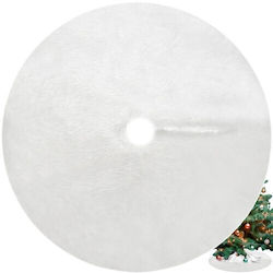 White Tree Apron with Fur Texture White Tree Apron with Fur Texture