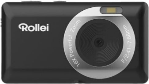 Rollei Compactline Pocket Compact Φωτογραφική Μηχανή 50MP με Οθόνη 2.4" και Ανάλυση Video 2688 x 1520 pixels Μαύρη