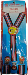 Masteretail Kids Suspenders with 3 Clips Multicolour